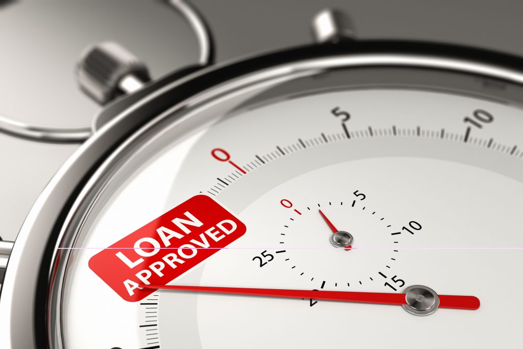 Loan approved on a stopwatch