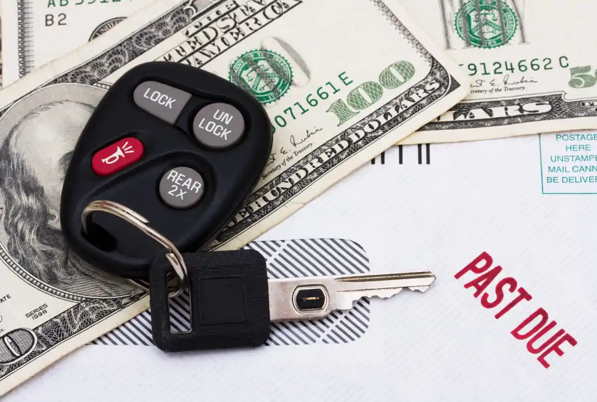 car title loan payment past due notice