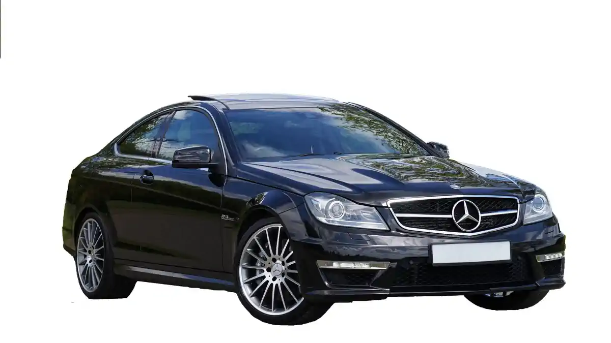 Black Mercedes loan collateral