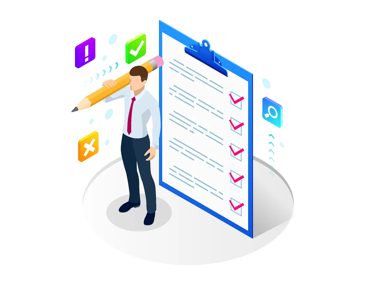 Car Title Loan Requirements check boxes