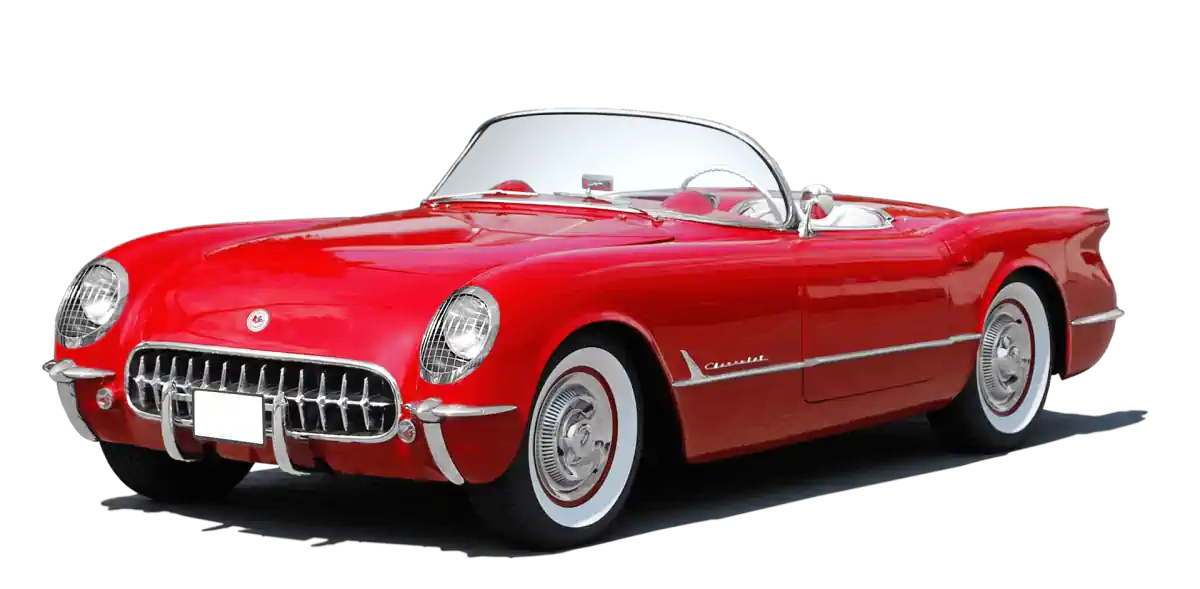Classic Red Corvette