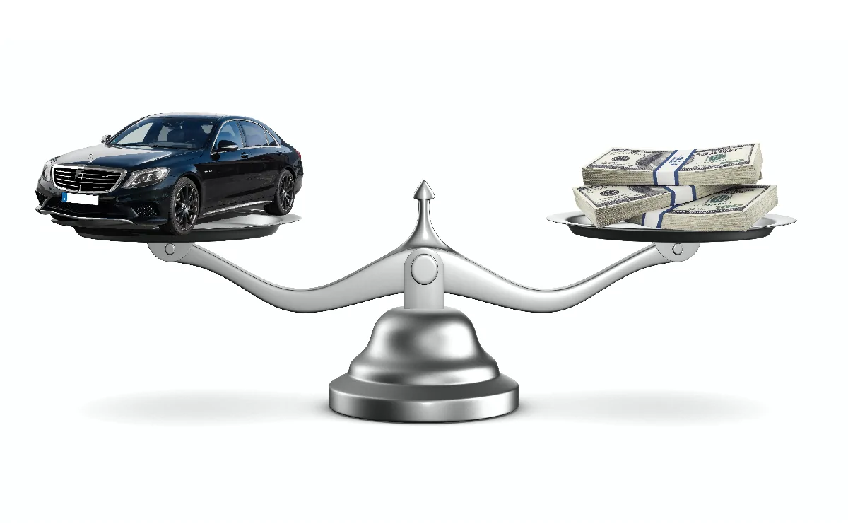 Scale for car vs cash