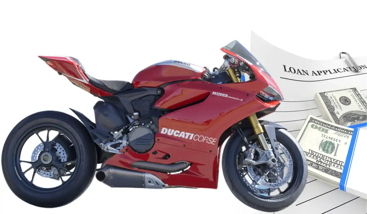 Motorcycle with Loan Agreement