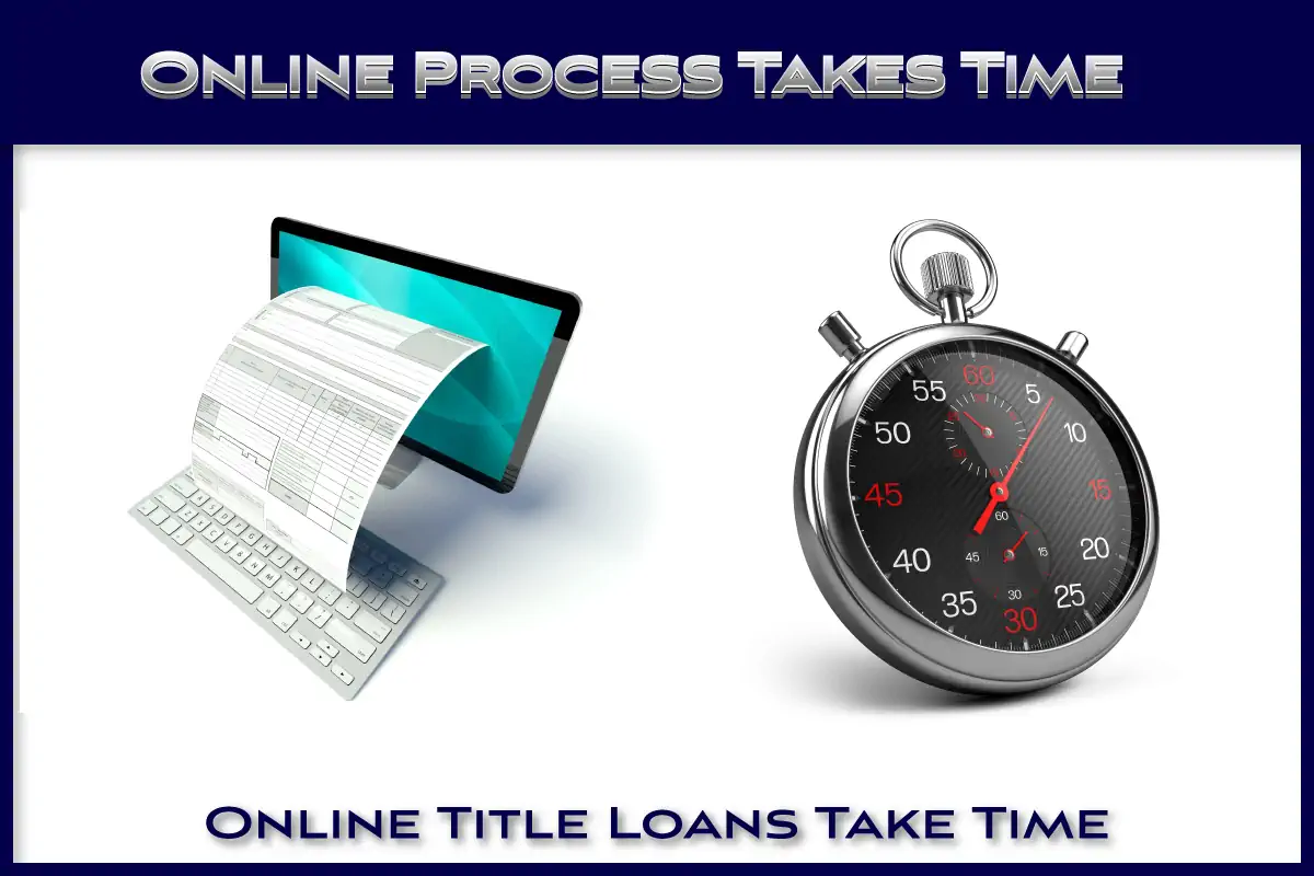 Completely Online Title Loans take time to fund