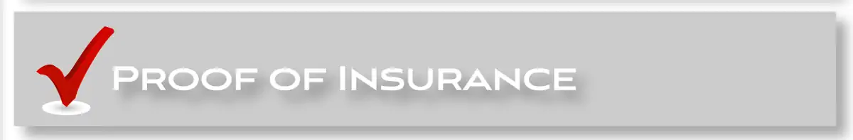 Title Loan Requirement 3 - Insurance