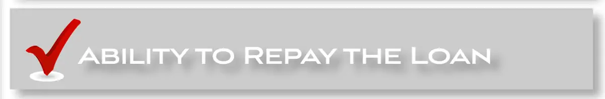 Title Loan Requirement 4 - ability to pay