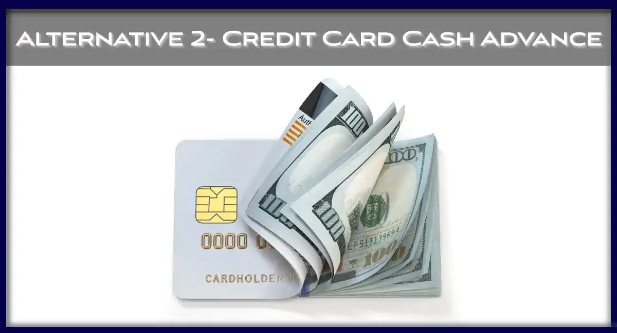 Cash Advance on a credit card