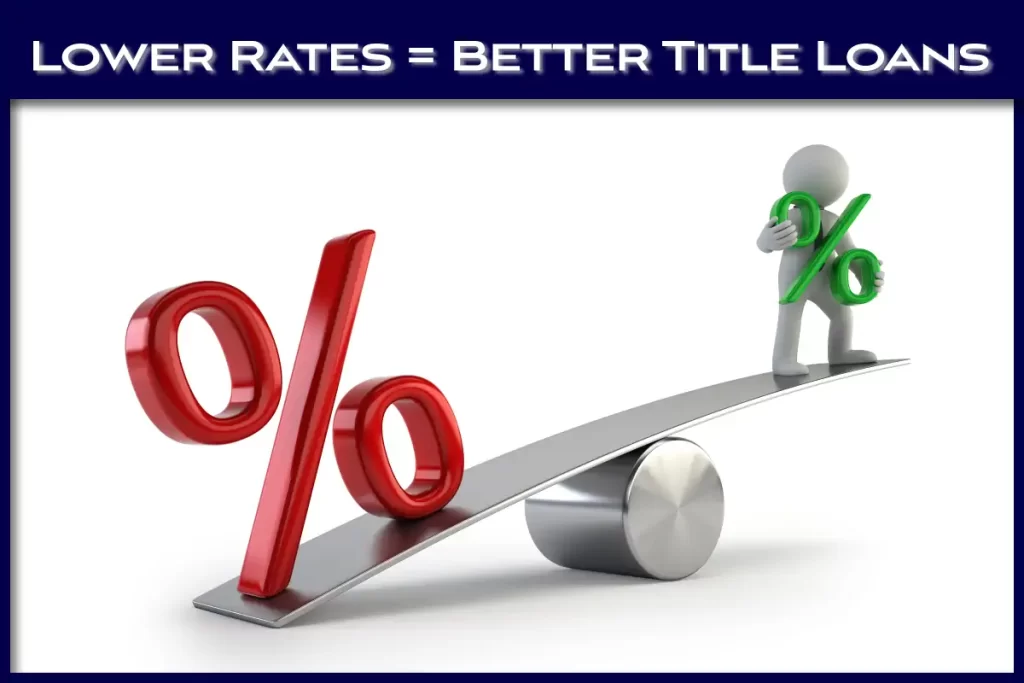 Lower rates equal the best title loans